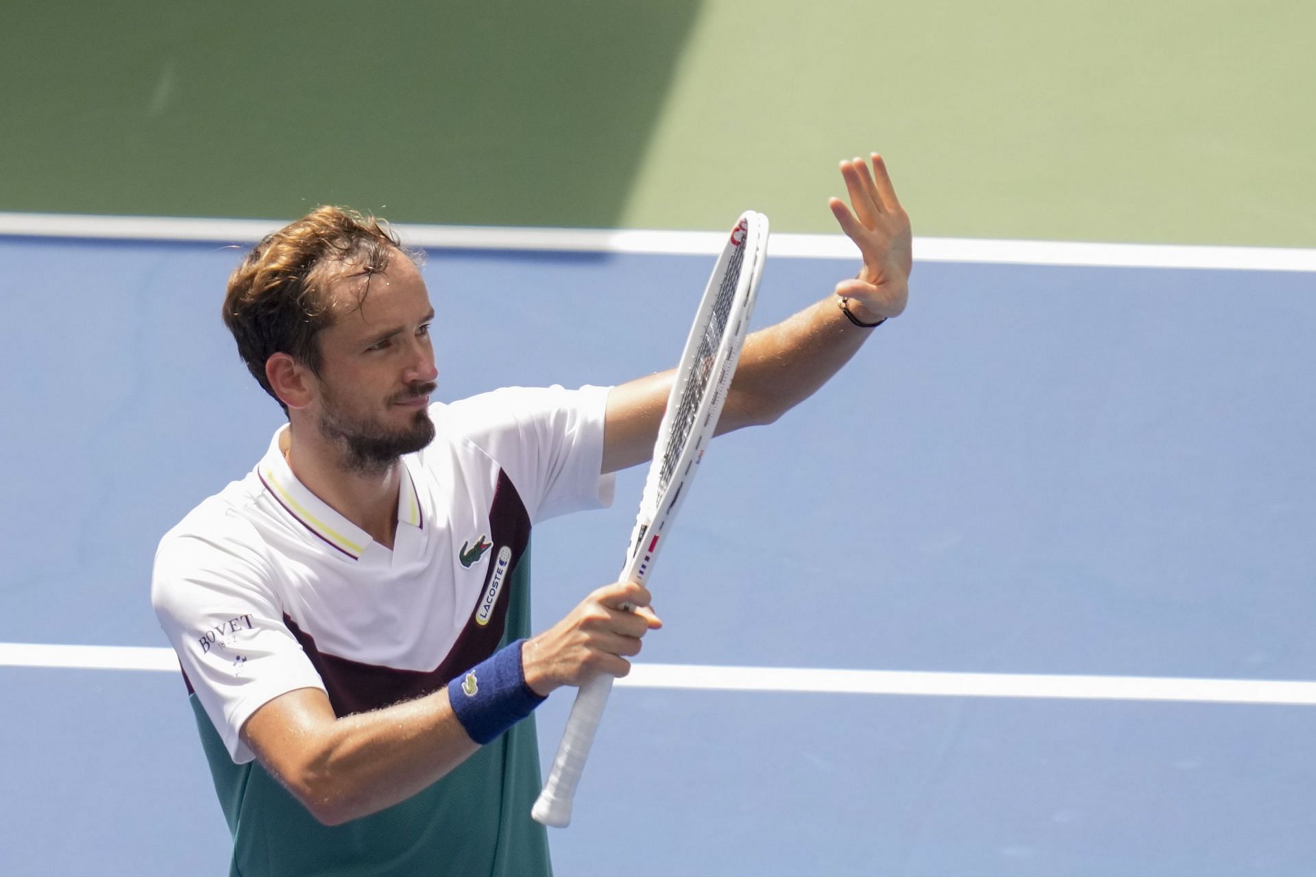 Daniil Medvedev is into the third round.